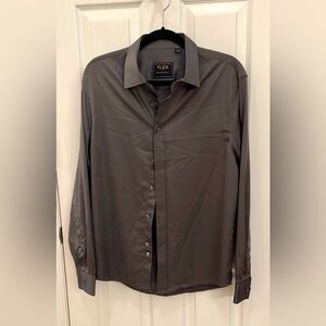 Men's Gray Dress Shirt, size small